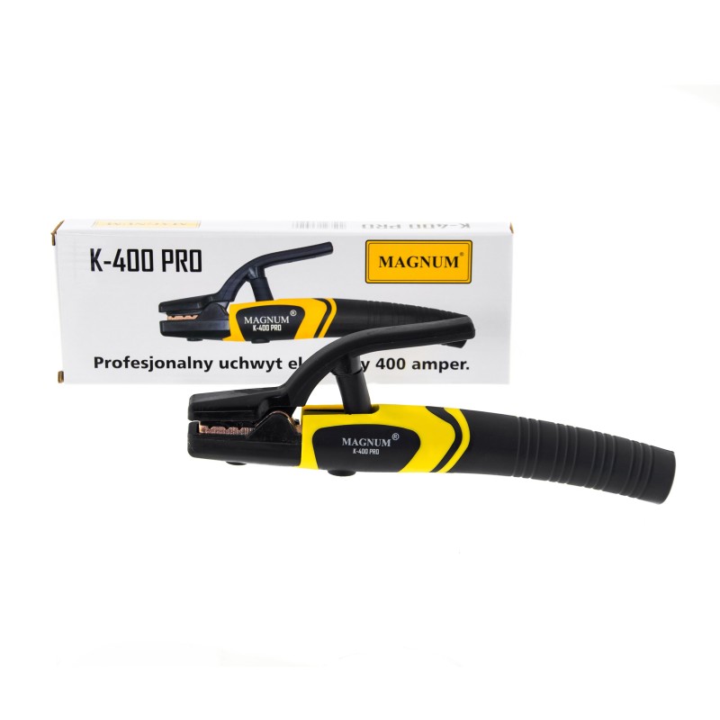 Uchwyt elektrody ergonomiczny K-400 PRO 400A MAGNUM PROFESJONALNY 
