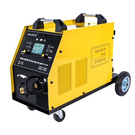 PÓŁAUTOMAT INWERTER MAGNUM MIG 258/2 ALU SYNERGIA 4X4 200A/250A 60%