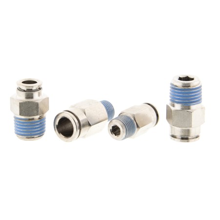 ZŁĄCZKA WTYKOWA PROSTA METALOWA WĄŻ 6MM GWINT GZ1/8 SPC06-01M