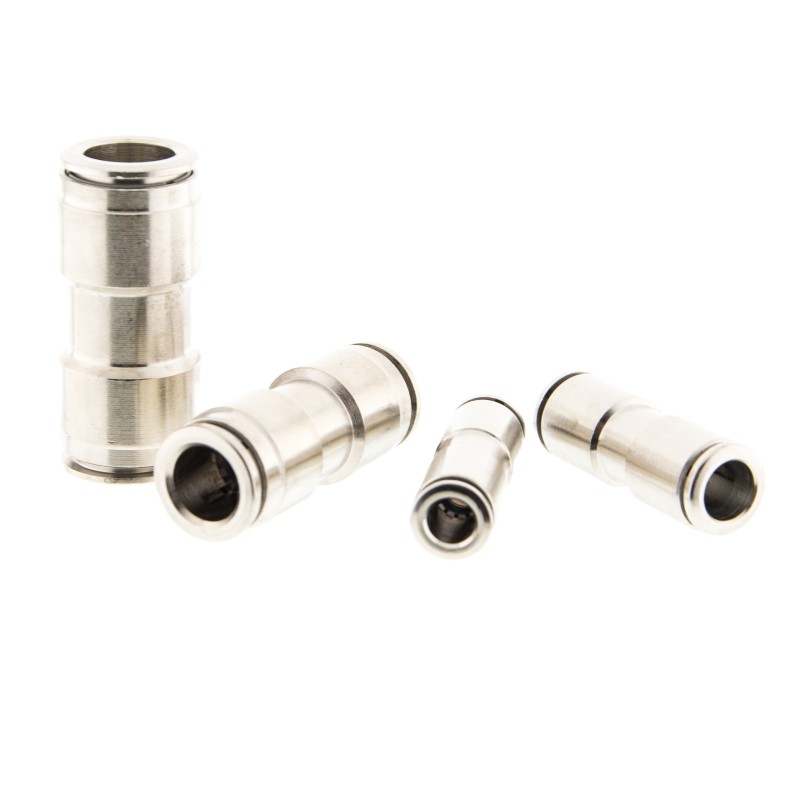 ZŁĄCZKA WTYKOWA PROSTA PRZELOTOWA METALOWA WĄŻ 12MM SPU12 M