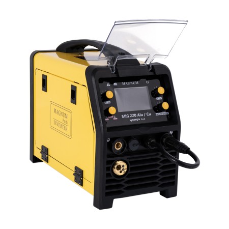 PÓŁAUTOMAT SPAWALNICZY INWERTER MAGNUM MIG220 SYNERGIA 4x4 230V 200A/60%