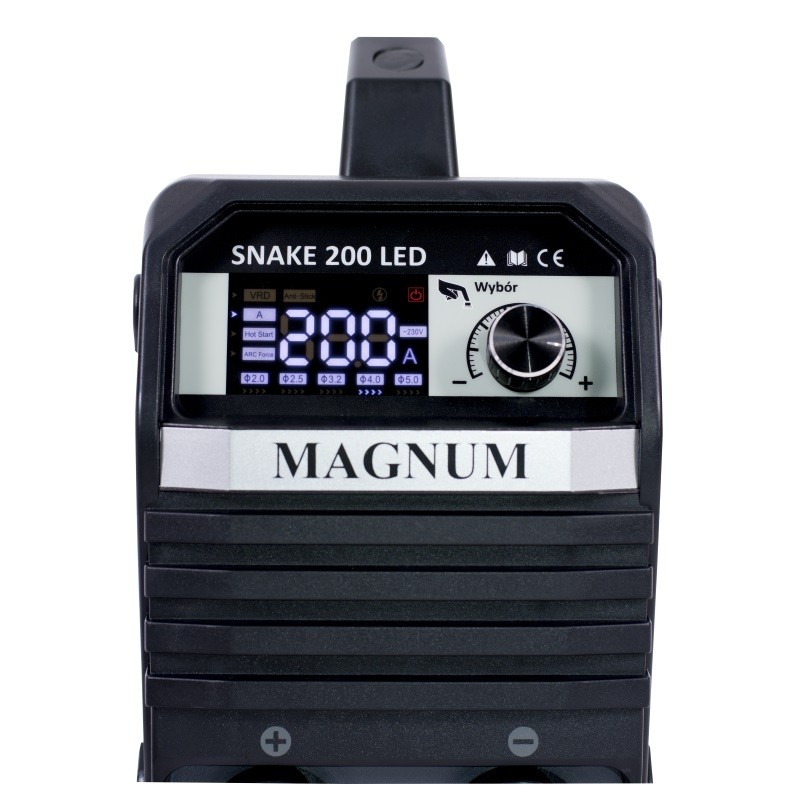 Spawarka inwertorowa MMA MAGNUM SNAKE 200 LED