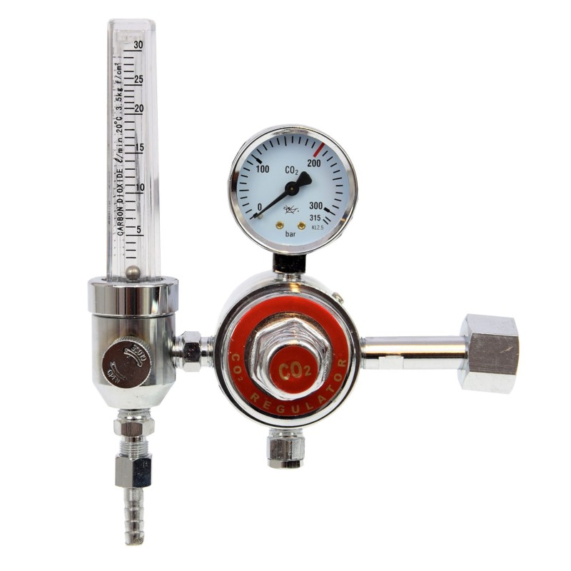 Reduktor butlowy AR/CO2 z rotametrem i podgrzewaczem MAGNUM seria 07