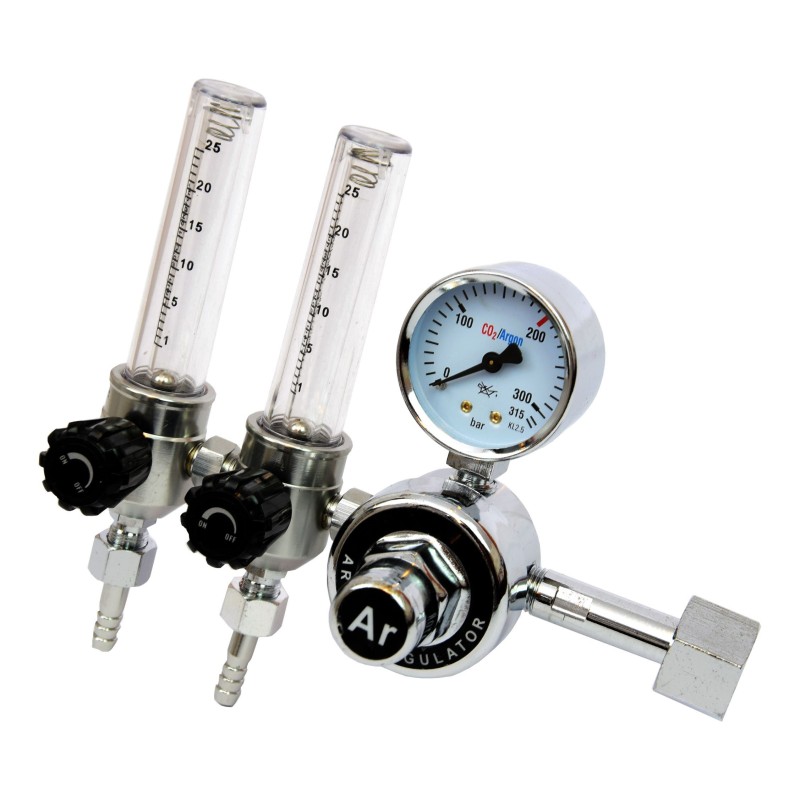 Reduktor butlowy do Ar/CO2 MAGNUM z rotametrami