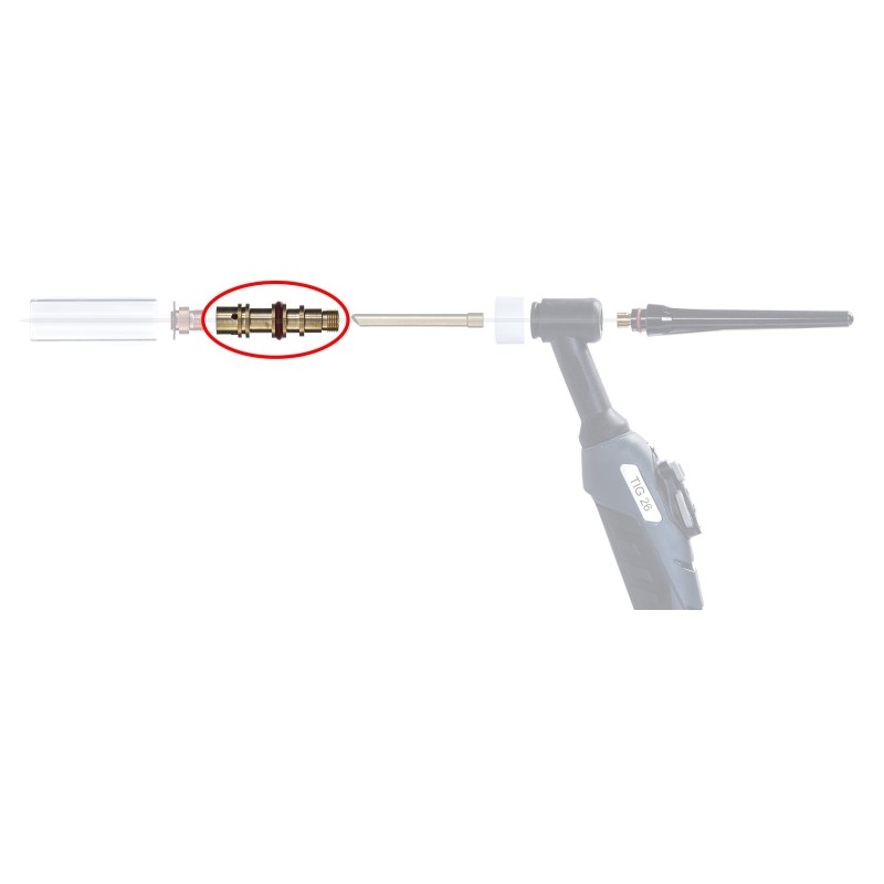 Łącznik adapter standard TIG QUARTZ SR 17/18/26