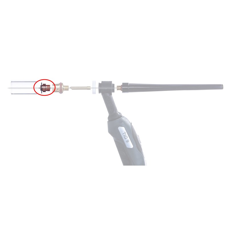 Soczewka gazowa TIG QUARTZ 9SC do SR 9/20 1.0mm