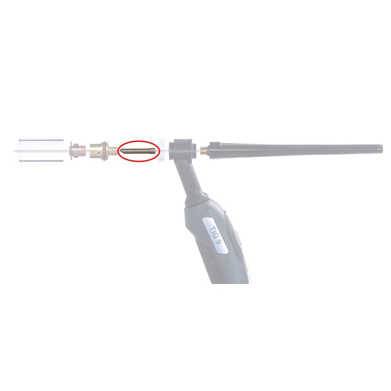 Tulejka zaciskowa TIG QUARTZ 9SC do SR 9/20 3,2mm
