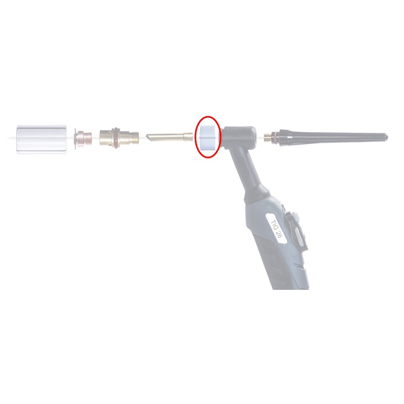 Izolator teflonowy TIG QUARTZ 26SC SR 17/18/26 