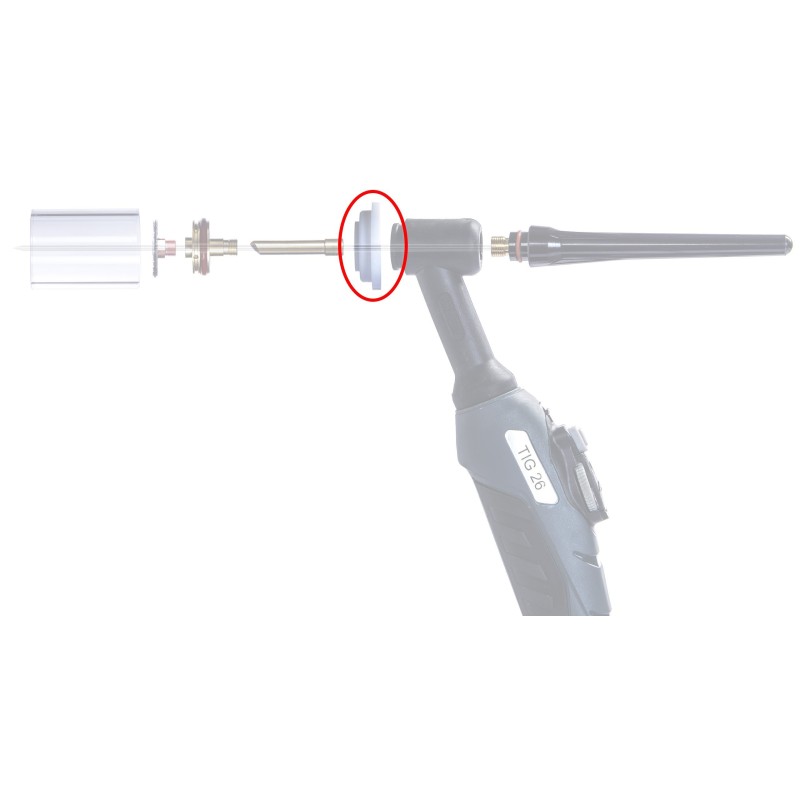 Izolator teflonowy TIG QUARTZ 26 LD do SR 17/18/26